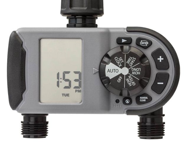 Lot 96-163508 - Orbit 2-Outlet Programmable Hose Watering Timer Sprinkler Timer
New
