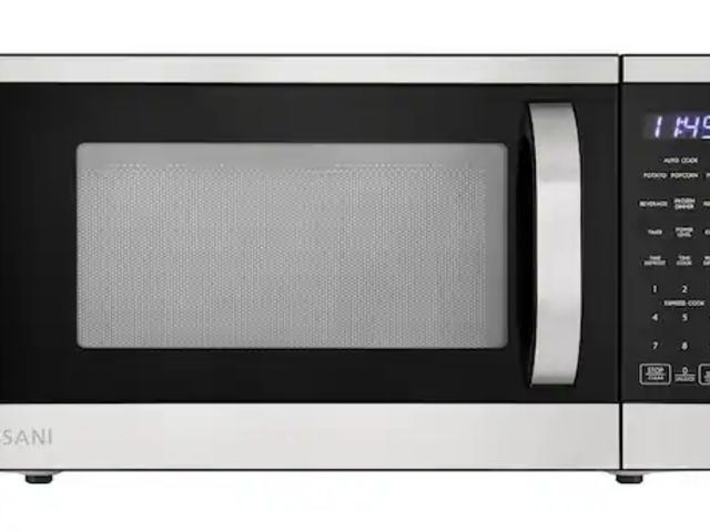 Lot 96-189037 - Vissani
21 in. 1.1 cu. ft. 1000-Watt Countertop Microwave Oven in Fingerprint Resistant Stainless St...