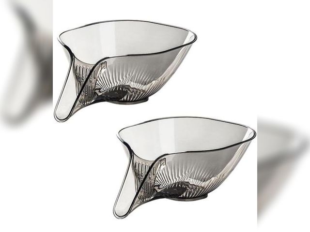 Lot 96-164601 - 2PCS Multi-functional Drain Basket, Drainage Basket Funnel, Multifunctional Fruits Vegetables Draini...