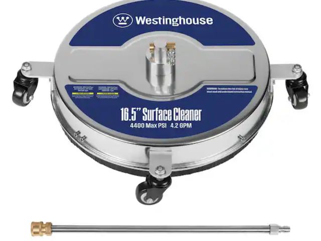 Lot 96-176979 - Westinghouse
16.5 in. 4400 PSI Stainless Steel Pressure Washer Surface Cleaner
Used Untested