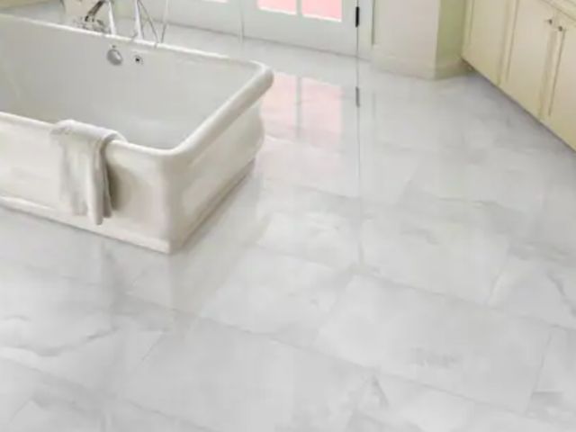 Lot 96-226300 - Approximately 383 ft² MSI Calgary Onyx 16 in. x 32 in. Polished Porcelain Marble Look Floor and Wall...