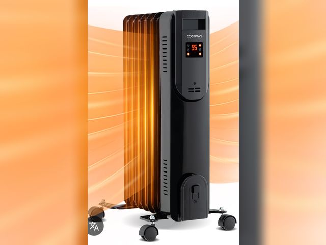 Lot 96-192664 - Costway 1500w Oil Filled Radiator Heater 
Open box 
Appears Unused