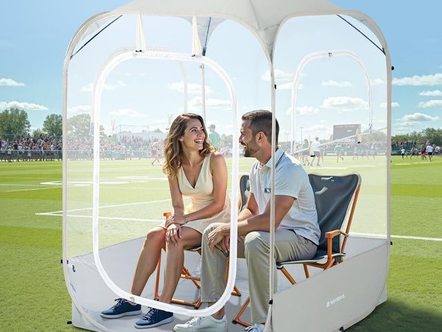 Lot 96-178952 - Sports Pods, Instant Pop Up Bubble Tent Fits 1-2 Persons, Spacious Interior, High Visibility &amp; V...