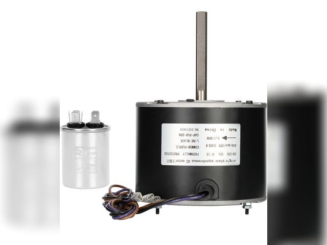 Lot 96-184266 - Fan Motor Replaces Goodman 0131M00060SP, 1/6HP, 1Speed, 208-230V, YDK-120S83262-01 Zongshan Broad-Oc...