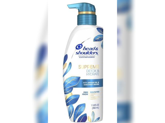 Lot 96-166076 - Head &amp; Shoulders Supreme Sulfate Free Detox &amp; Hydrate Shampoo, All Hair Types, 11.8 fl oz

N...