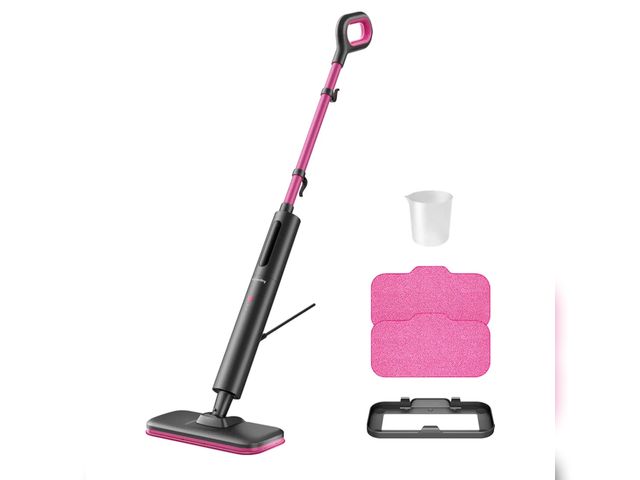 Lot 96-163866 - Schenley Steam Mop Cleaner Powerful - 15s Fast Heat-Up, Chemical-Free for Hardwood/Tile/Laminate &am...