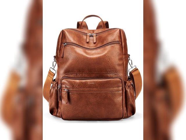 Lot 96-191534 - Marvolia PU Leather Backpack Purse for Women Large Fashion Designer Travel Backpack Ladies Shoulder ...