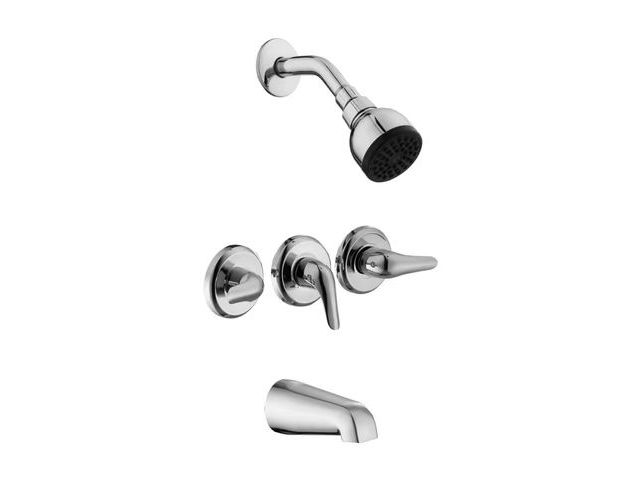 Lot 96-190754 - Glacier Bay
Aragon 3 Handle 1-Spray Tub and Shower Faucet 1.8 GPM in Chrome (Valve Included)
New
MSR...