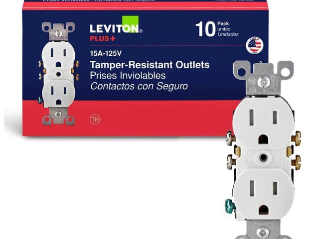 Lot 96-163826 - Leviton 15 Amp 125 V Tamper Resistant Duplex Outlet/Receptacle, WhiteT5320-WMP

New. Only has 7