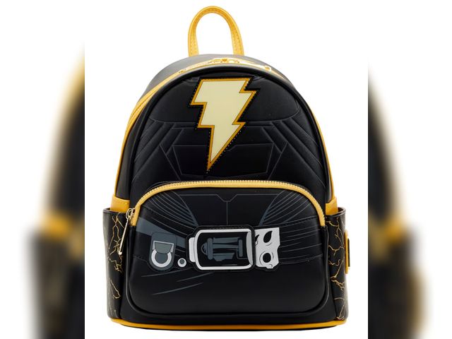 Lot 96-177481 - Loungefly DC Comics Black ADAM Light UP  Mini Backpack
New