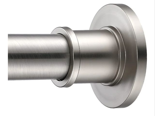 Lot 96-176199 - BRIOFOX Industrial Shower Curtain Rod - Never Rust Non-Slip 43-72 Inch 304 Stainless Steel, Brushed ...