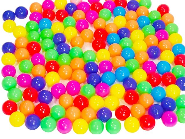Lot 96-181240 - LANGXUN 50 100 200 Soft Plastic Ball Pit Balls for Kids, Gift for Baby Toddler Birthday Christmas, B...