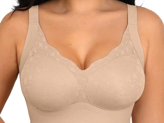 Lot 96-230843 - MINTREUS Womens Wireless Jelly Bra Plus Size Supportive Full Coverage Comfortable No Underwire Bras ...