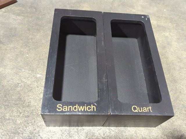 Lot 96-211595 - Bamboo Storage Bag Organizer for Kitchen Drawer 2 Pack, Black, Lightly used