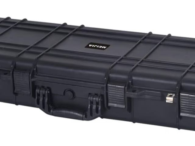 Lot 96-180634 - MEIJIA Portable Rolling Waterproof All Weather Hard Rifle Case,Gun case with Wheels,Customizable Fit...