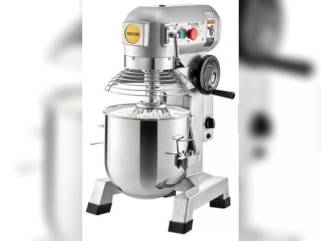 Lot 96-179520 - Vevor Commercial Stand Mixer 30 qt. Dough Mixer Heavy Duty Silver Electric Food Mixer with 3-Speeds ...