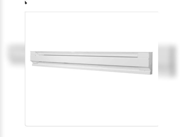 Lot 96-166116 - Cadet 72 in. 240/208-volt 1,500/1,125-watt Electric Baseboard Heater in White New