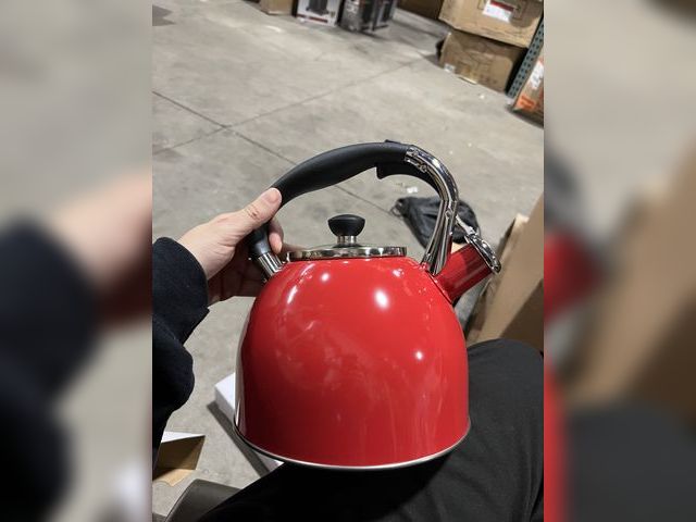 Lot 96-190936 - Rorence Whistling Tea Kettle: 2.5 Quart Stainless Steel Kettle for Stove Top with Capsule Bottom &am...