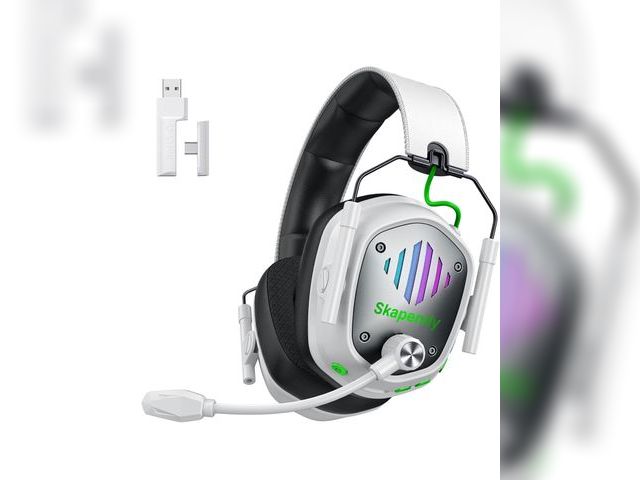 Lot 96-190790 - Wireless Gaming Headset for PS5, PS4, PC, Switch, Mac, Mobile, USB &amp; Type-C 2.4GHz Gaming Headph...