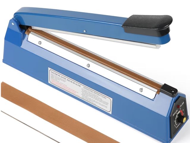 Lot 96-187707 - 12 Inch Impulse Heat Sealer Yeler Impulse Bag Sealer Manual Poly Bag Heat Sealer Machine for Plastic...