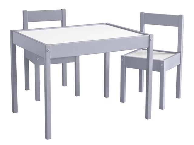 Lot 96-176342 - Baby Relax Hunter 3-Piece Kiddy Table &amp; Chair Kids Set, Navy Blue 
Color differs from stock phot...