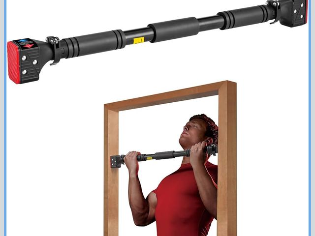 Lot 96-178162 - leikefitness Pull-Up Bar For Door Frame Chin Up Bar Upper Body Workout Adjustable Portable Training ...