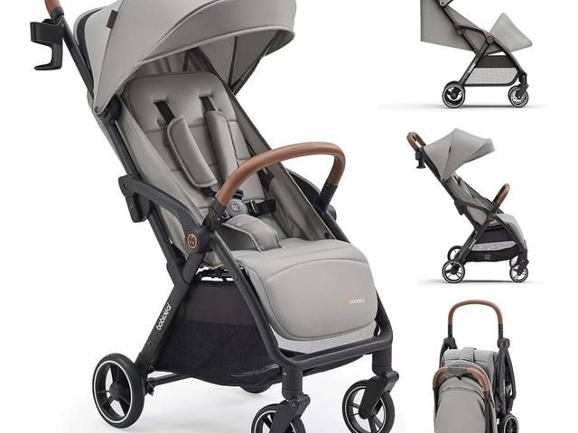 Lot 96-168700 - Travel Stroller, Overhead-Friendly Compact Baby Stroller(Newborn to 50lbs), Self-Folding Toddler Pus...
