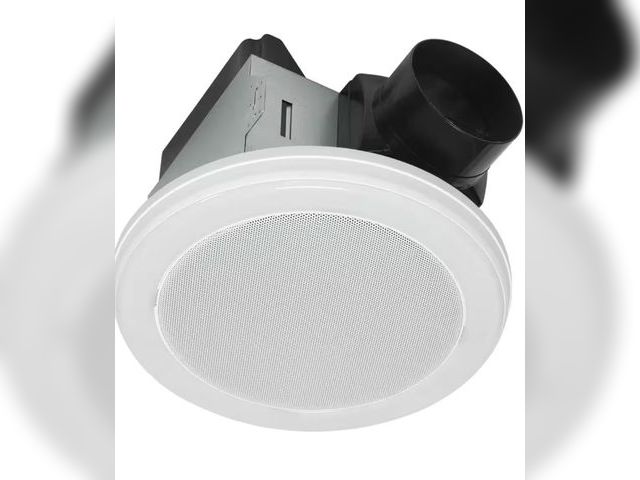 Lot 96-175081 - HOMEWERKS
80 CFM Ceiling Mount Bathroom Exhaust Fan with Bluetooth Speaker and LED Light
New
MSRP $1...