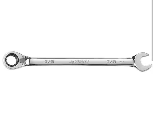 Lot 96-162729 - Husky 3/8 in. Reversible Ratcheting Combination Wrench New