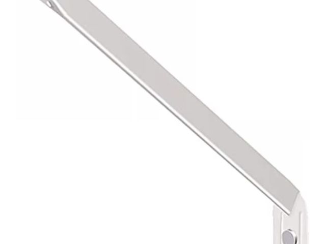 Lot 96-177498 - ClosetMaid Wire Shelving Support Brackets for 16 in. Deep Shelves, with Anchors &amp; Pins for Insta...