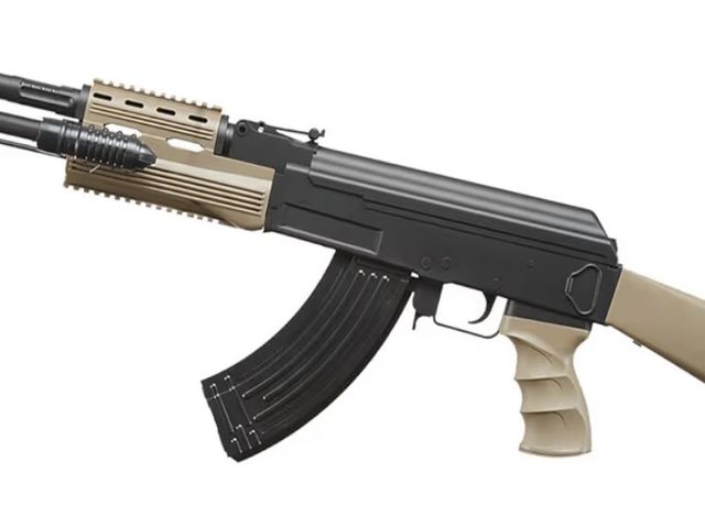 Lot 96-180207 - Durable 390 FPS Lightweight Airsoft Tactical AK47 Spring Rifle with 1000 Rounds 6mm BBS

Appears unu...