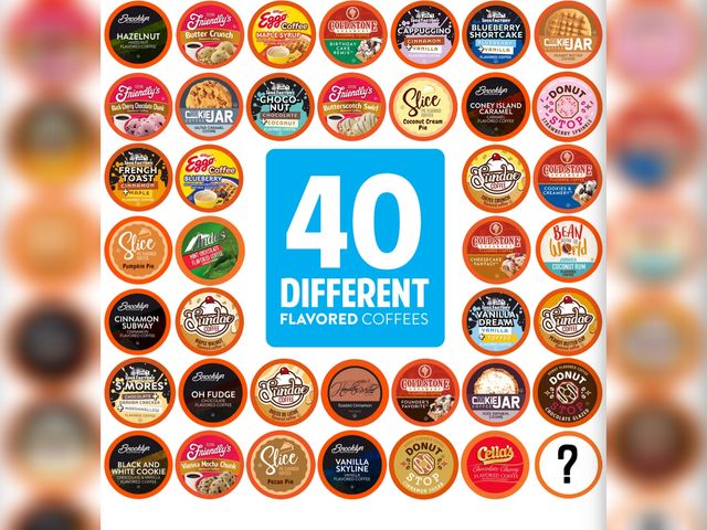 Lot 96-230503 - TWO RIVERS COFFEE FLAVORED COFFEE PODS 40 Pc VARIETY PACK New Best buy November 30th 2027