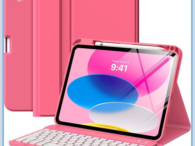 Lot 96-191313 - MoKo for iPad (A16) 11th Generation Case with Keyboard 11 inch 2025, iPad 10th Generation 10.9 inch ...