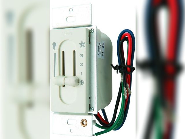 Lot 96-174487 - Hunter Fan Company, 27182, Fan-Light Dual Slide Wall Control,Off White
open appears unused