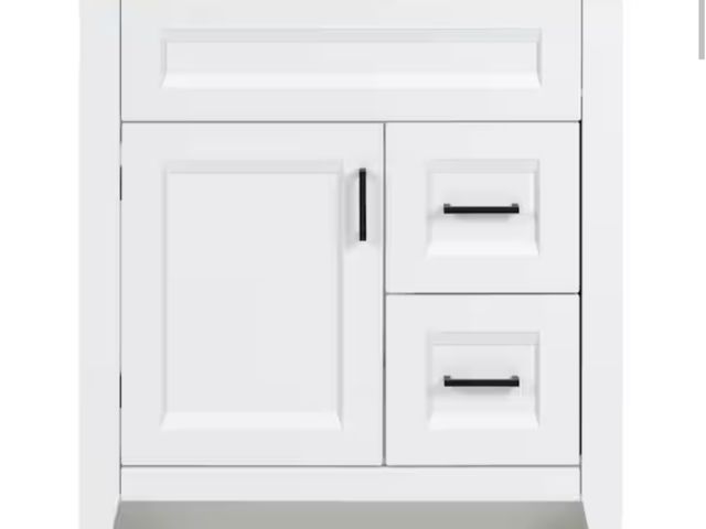 Lot 96-179194 - Home Decorators Collection
Ridge 30 in. W x 22 in. D x 34 in. H Bath Vanity Cabinet without Top in W...