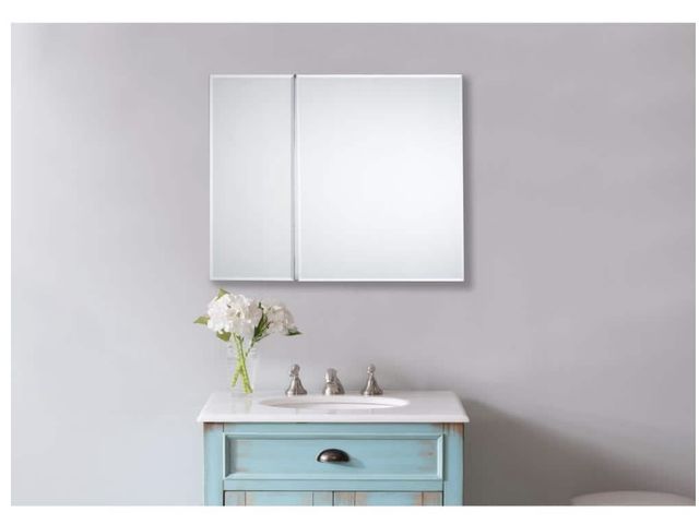 Lot 96-188978 - Glacier Bay 30 in. W x 30 in. H Rectangular Medicine Cabinet with Mirror
New 
MSRP$185.00