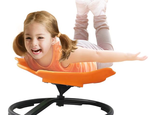 Lot 96-177377 - Sensory Spinning Chair for Kids with Autism &amp; ADHD, Swivel Chair for Indoor/Outdoor Use, Sit and...