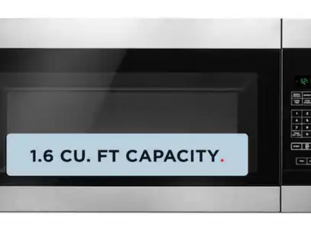 Lot 96-210948 - Amana
1.6 cu. ft. Stainless Steel Electric 1000-Watt Over the Range Microwave 300 Exhaust CFM with A...