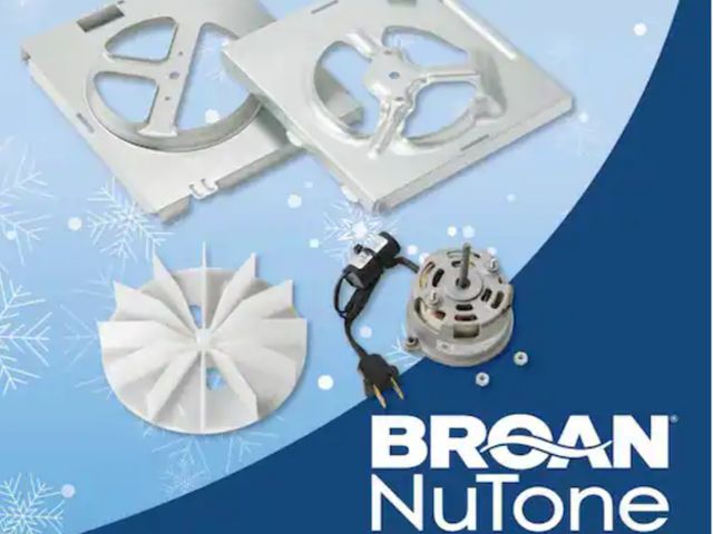Lot 96-182311 - Broan-NuTone
Replacement Motor Wheel 70 CFM
New