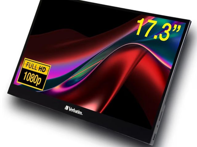 Lot 96-181620 - Portable Touchscreen Monitor 17.3" USB-C HDMI Full HD 1080p IPS Display with Metal Housing and Adjus...