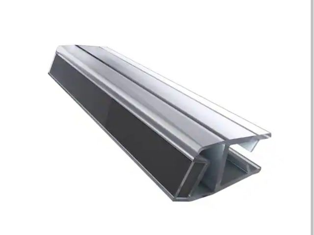 Lot 96-232501 - Bundle of 4 DreamLine 76 in. L Black Magnetic Strike Vinyl for 3/8 in. Glass Shower Door New MSRP $1...