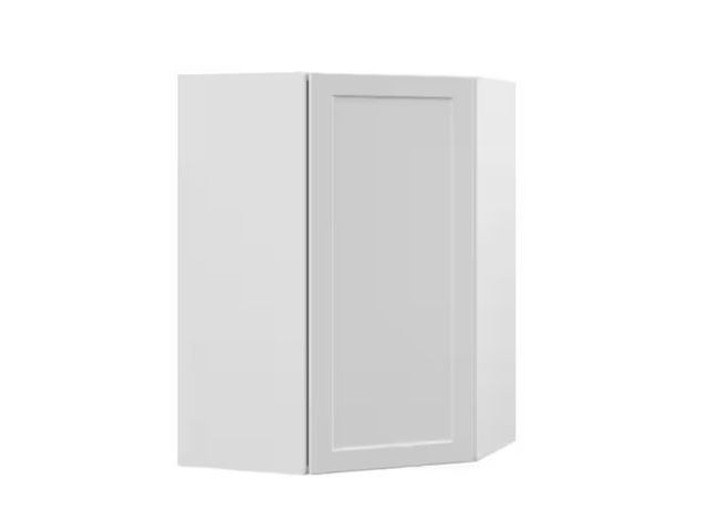 Lot 96-157253 - Hampton Bay
Designer Series Melvern Assembled 24x36x12.25 in. Diagonal Wall Kitchen Cabinet in White...
