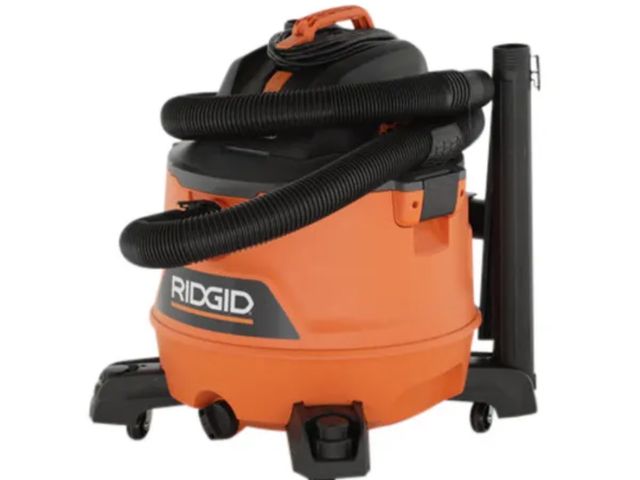 Lot 96-174345 - RIDGID
14 Gal. 6.0 Peak HP NXT Shop Vacuum Wet Dry Vac with Fine Dust Filter, Hose, Accessories and ...