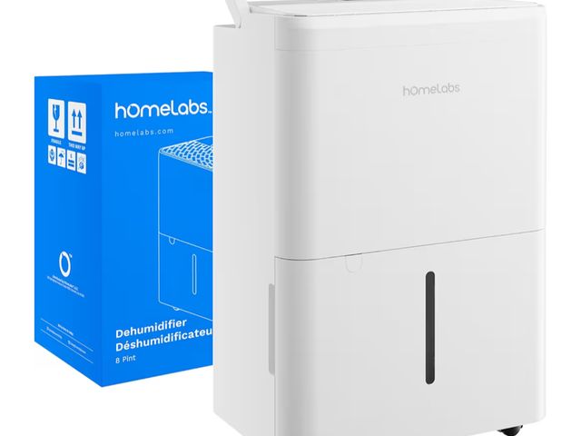 Lot 96-209912 - hOmeLabs Dehumidifier - Advanced Humidity &amp; Moisture Control, Quiet, Efficient, Auto Shut-off, I...