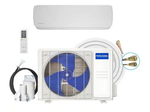Lot 96-169001 - MRCOOL
Easy Pro 5th Gen 24,000 BTU 2-Ton 18.9 Seer2 Ductless Mini-Split System with 16 ft. Line-230V...