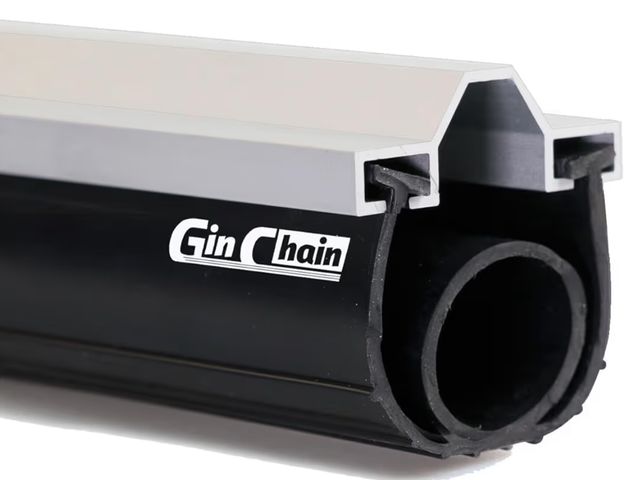 Lot 96-179592 - Garage Door Seals, Convex Shape Aluminum Track with U+O Shape Garage Door Seals Bottom Rubber Retain...