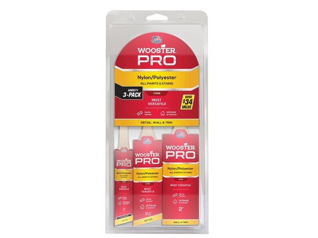 Lot 96-173700 - Wooster 1 in. Pro Thin Angle Sash, 1-1/2 in.
Angle Sash, 2 in. Multisize Brush
Pack (3-Pack)

One br...
