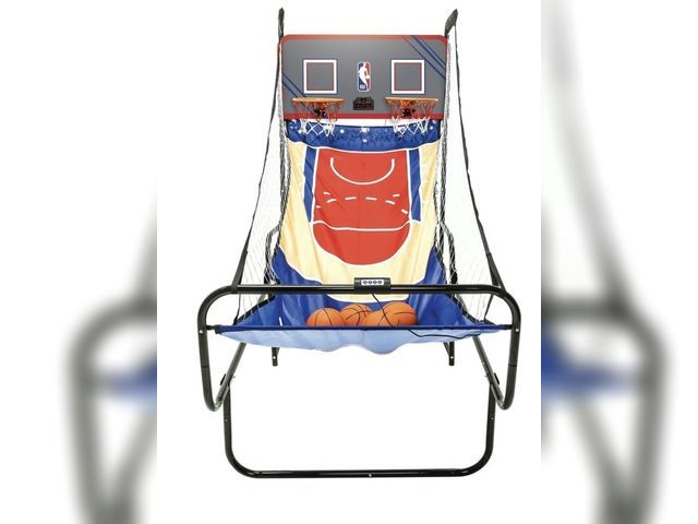 Lot 96-183940 - NBA Indoor Arcade Basketball Game With Electronic Scoreboard 
new 
MSRP $112.00