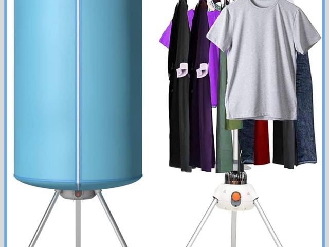 Lot 96-186534 - COSTWAY Portable Clothes Dryer, Ventless Laundry Dryer, Hot Drying Machine with Heater for Home &amp...