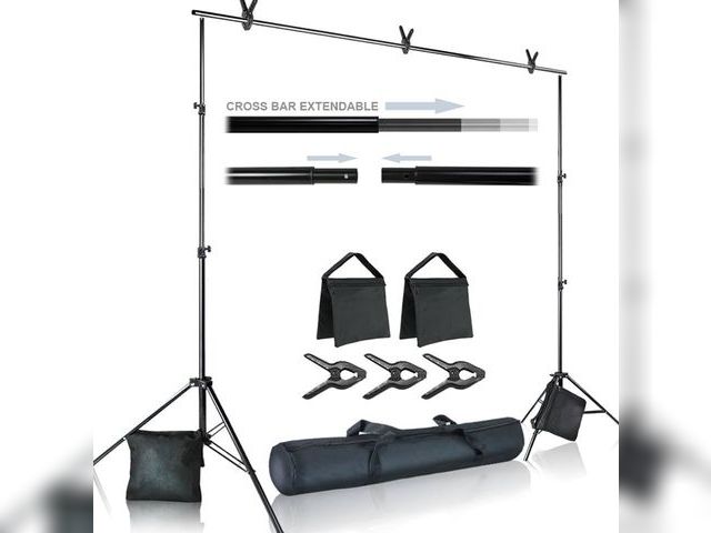 Lot 96-181656 - Julius Studio [Enhanced Heavy Duty] 10.1 x 8 ft. (W x H) Adjustable Backdrop Stand Background Suppor...